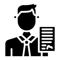 Co signer icon vector image. Can be used for Loan.