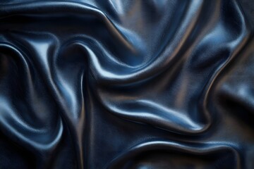 Fototapeta premium Leather texture: Elegant folds and shading A representation of high quality leather with visible wrinkles and shading that highlight the softness and structure of the material.