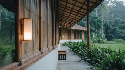 Bamboo Hut Exterior
