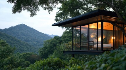 Glass Cabin Mountain View