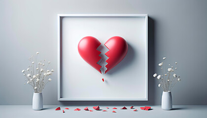 Broken heart minimalism