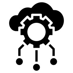 Cloud Services icon vector image. Can be used for Professional Services.