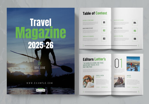 Travel Magazine Layout