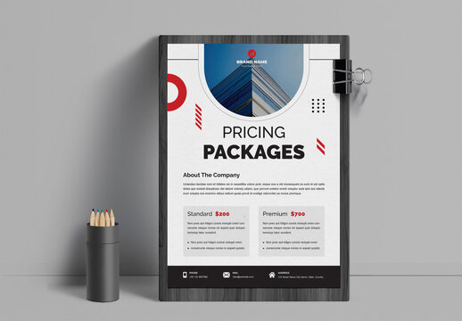 Pricing Table Flyer