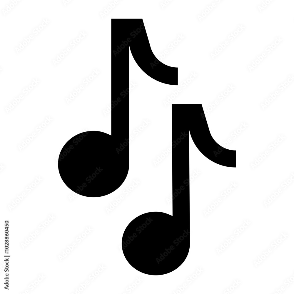 Poster Musical icon vector image. Can be used for Movie Genres.