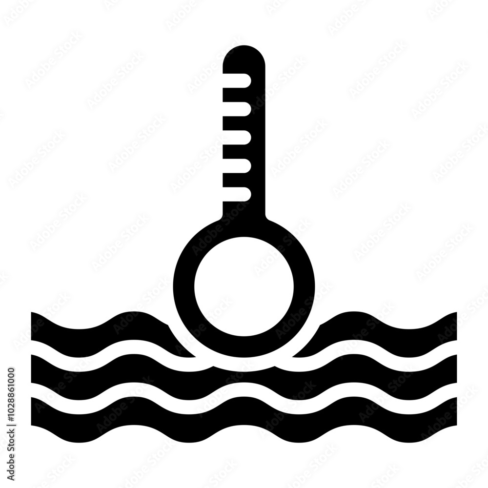 Wall mural Monitoring icon vector image. Can be used for Water Treatment.