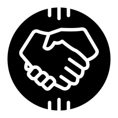 Fototapeta premium Mergers and Acquisitions icon vector image. Can be used for Business Risks.