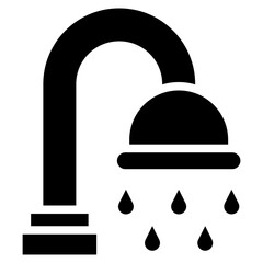 Shower icon vector image. Can be used for Sun Protection.