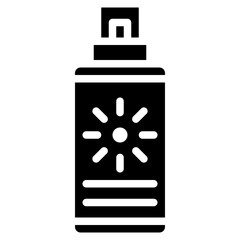 Tube icon vector image. Can be used for Sun Protection.