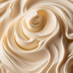 Smooth Creamy Swirled Texture 