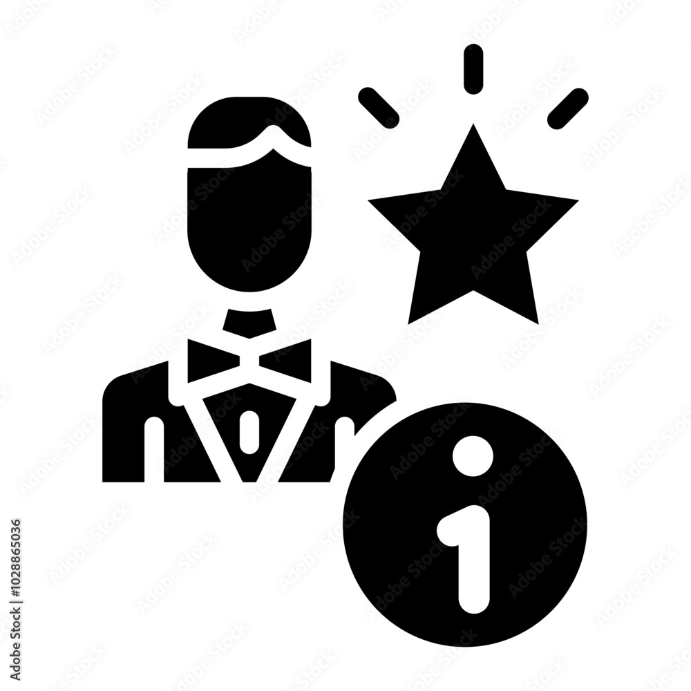 Sticker Information icon vector image. Can be used for Thought Leadership.