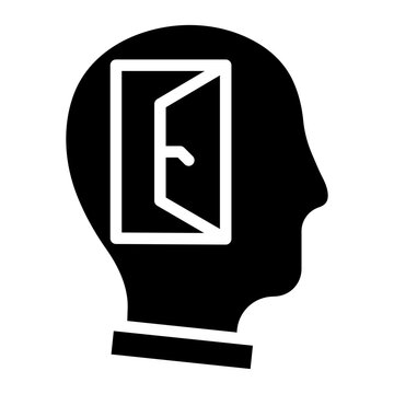 Open minded icon vector image. Can be used for Thought Leadership.