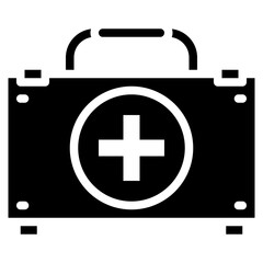 Obraz premium First Aid Kit icon vector image. Can be used for Physical Wellbeing.