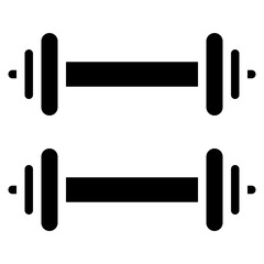 Dumbbell icon vector image. Can be used for Physical Wellbeing.