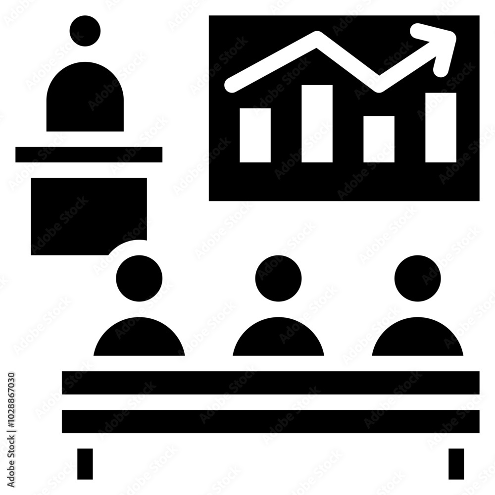 Wall mural Training icon vector image. Can be used for Business Onboarding.