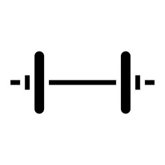 Barbell icon vector image. Can be used for Fitness.
