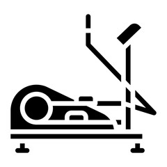 Naklejka premium Elliptical Trainer icon vector image. Can be used for Fitness.