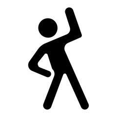 Warm Up icon vector image. Can be used for Fitness.