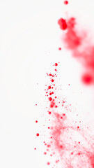 Naklejka premium red paint splatter abstract