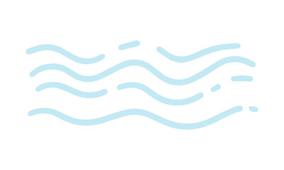 blue water illustration