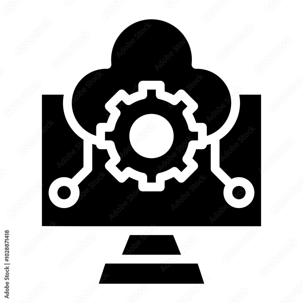 Wall mural Test Environment icon vector image. Can be used for Software Testing.