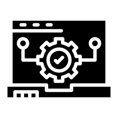 Test Verification icon vector image. Can be used for Software Testing.