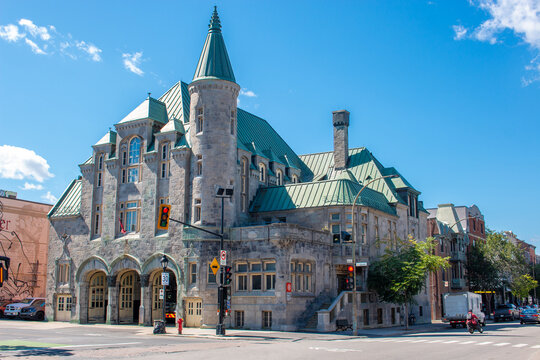 Pompiers Auxiliaires de Montr&eacute;al (fire department) Montreal Qu&eacute;bec Canada