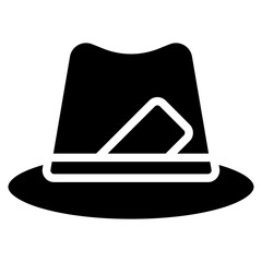 Journalist Hat icon vector image. Can be used for Press Freedom Day.