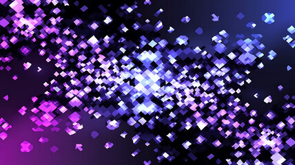 Purple and Blue Diamond Shapes Abstract Background - Digital Art - Technology and Futuristic - Modern Design 
