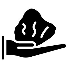 Limestone icon vector image. Can be used for Raw Metrial.