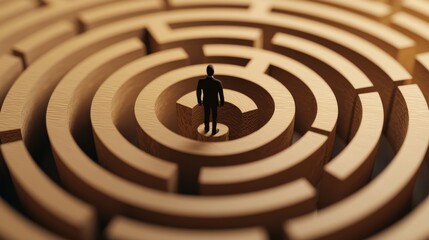 Overcoming Challenges in a Wooden Maze