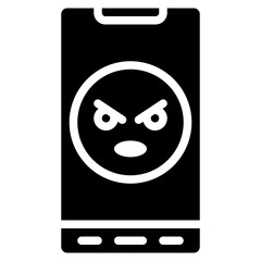 Cyberbullying icon vector image. Can be used for Bullying in Society.