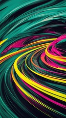 Fototapeta premium Abstract colorful background representing speed and motion