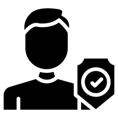 Compliance Officer icon vector image. Can be used for Compilance and Regulation.