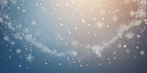 Obraz premium snow background