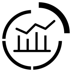 Market Segmentation icon vector image. Can be used for Market Research.