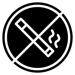 No Smoking icon vector image. Can be used for Smoking.