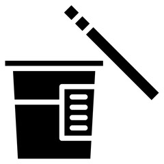 Fototapeta premium Urinalysis icon vector image. Can be used for Medical Tests.