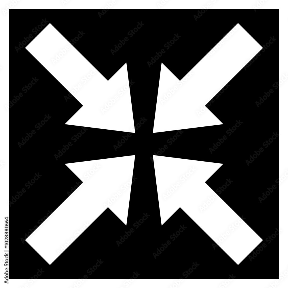Aufkleber collapse icon vector image. can be used for burnout.
