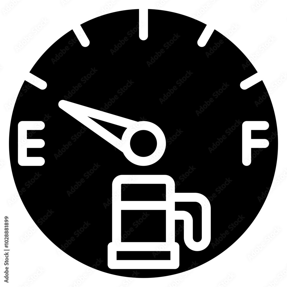 Poster out of gas icon vector image. can be used for burnout.