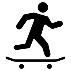 Skater icon vector image. Can be used for Urban Tribes.