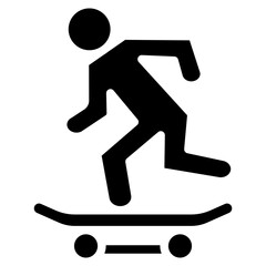 Skater icon vector image. Can be used for Urban Tribes.
