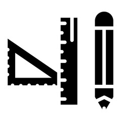 Drafting Tools icon vector image. Can be used for Engineer in Mechanics.
