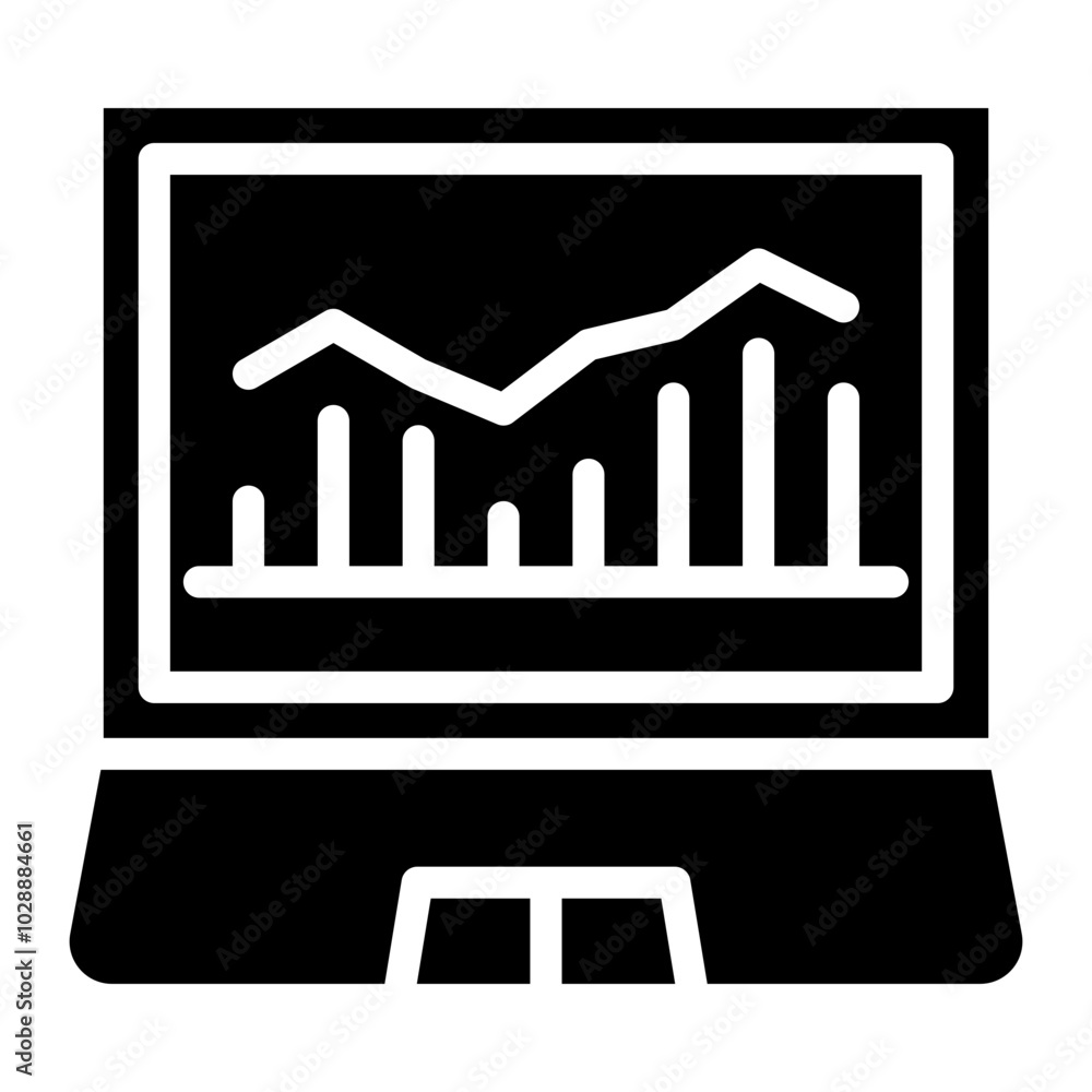 Poster engineering graph icon vector image. can be used for engineer in mechanics.