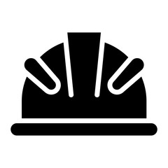 Hard Hat icon vector image. Can be used for Engineer in Mechanics.