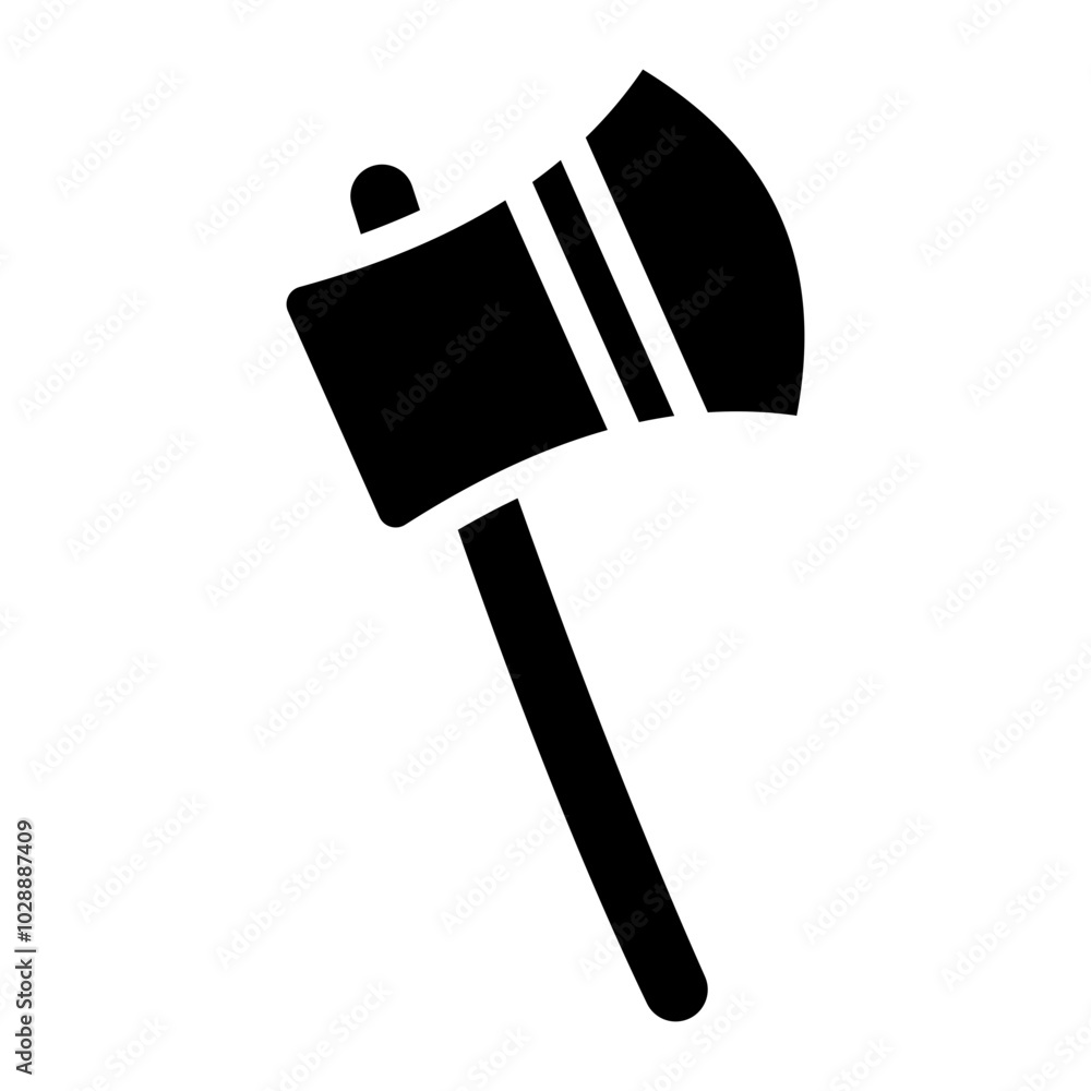 Wall mural Axe icon vector image. Can be used for Rescue And Response.