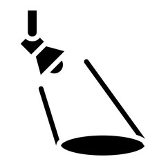 Searchlight icon vector image. Can be used for Rescue And Response.