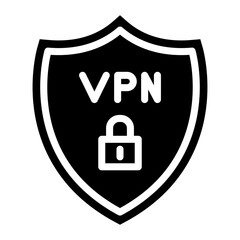 VPN icon vector image. Can be used for Information Security.