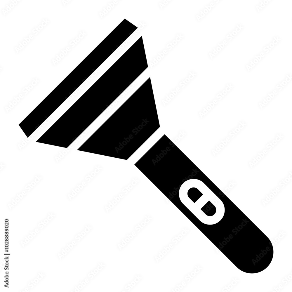 Poster torch icon vector image. can be used for mining and crafting.