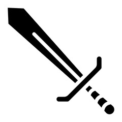 Sword icon vector image. Can be used for Mining And Crafting.